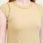 Crewneck Atelier Delphine Sale Alessia Dress in Bronze Mist