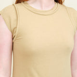 Crewneck Atelier Delphine Sale Alessia Dress in Bronze Mist