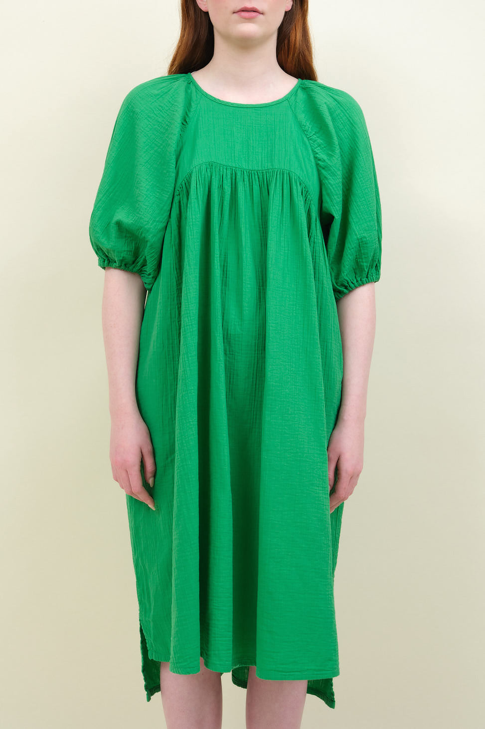 Front of Mardi Dress in Fern Green