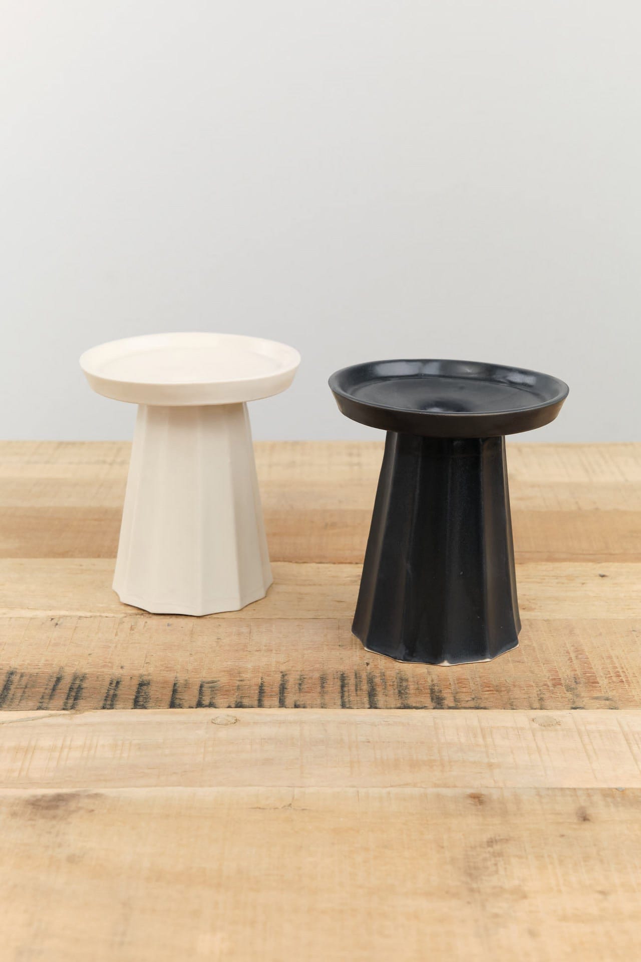 DBO Home Home Candle Holders Medium Fluted Candlestick