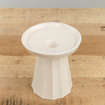 DBO Home Home Candle Holders Medium Fluted Candlestick Snowflake