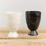 DBO Home Home Kitchen Vases Bare Pedestal Vase in Snowflake Snowflake