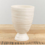 DBO Home Home Kitchen Vases Bare Pedestal Vase in Snowflake Snowflake