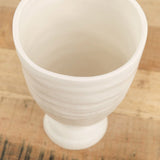 DBO Home Home Kitchen Vases Bare Pedestal Vase in Snowflake Snowflake