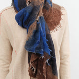 F Cashmere Accessories Scarves Felt Shawl in Patina Patina
