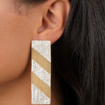 Hannah Keefe Sunny Earrings in Brass and SIlver