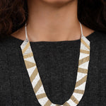 Hannah Keefe Sunny Necklace in Brass and Silver