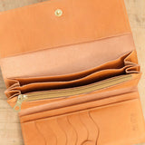 Il Bisonte Accessories Wallets Classic Continental Wallet in Naturale Naturale / 7.25" L X 3.75" W X 1" D