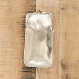Il Bisonte Accessories Sunglasses Glasses Case in Platino Platino / 6.75" L X 3.5" H X .75" D