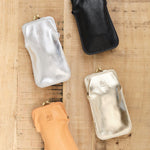 Il Bisonte Accessories Sunglasses Glasses Case in Platino Platino / 6.75" L X 3.5" H X .75" D