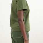 Side of Sailor Tee in Olive