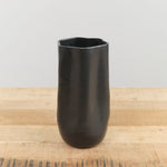 Kati Von Lehman Home Kitchen Vases Tall Lotus Vase Matte Black