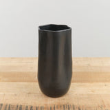 Kati Von Lehman Home Kitchen Vases Tall Lotus Vase Matte Black