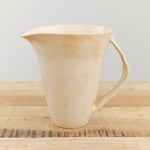 Kati Von Lehman Home Kitchen Pitchers Tall Lotus Water Pitcher White & Iron