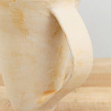 Kati Von Lehman Home Kitchen Pitchers Tall Lotus Water Pitcher White & Iron