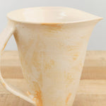 Kati Von Lehman Home Kitchen Pitchers Tall Lotus Water Pitcher White & Iron