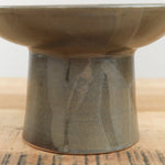 Kati Von Lehman Home Kitchen Serving Tall Pedestal Serving Bowl Charcoal