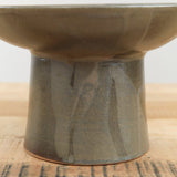 Kati Von Lehman Home Kitchen Serving Tall Pedestal Serving Bowl Charcoal