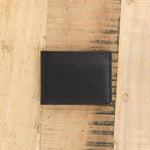 Lindquist Accessories Wallets Jackson Bi-Fold Wallet in Milled Black Black / 4.25" L X 3.25" W