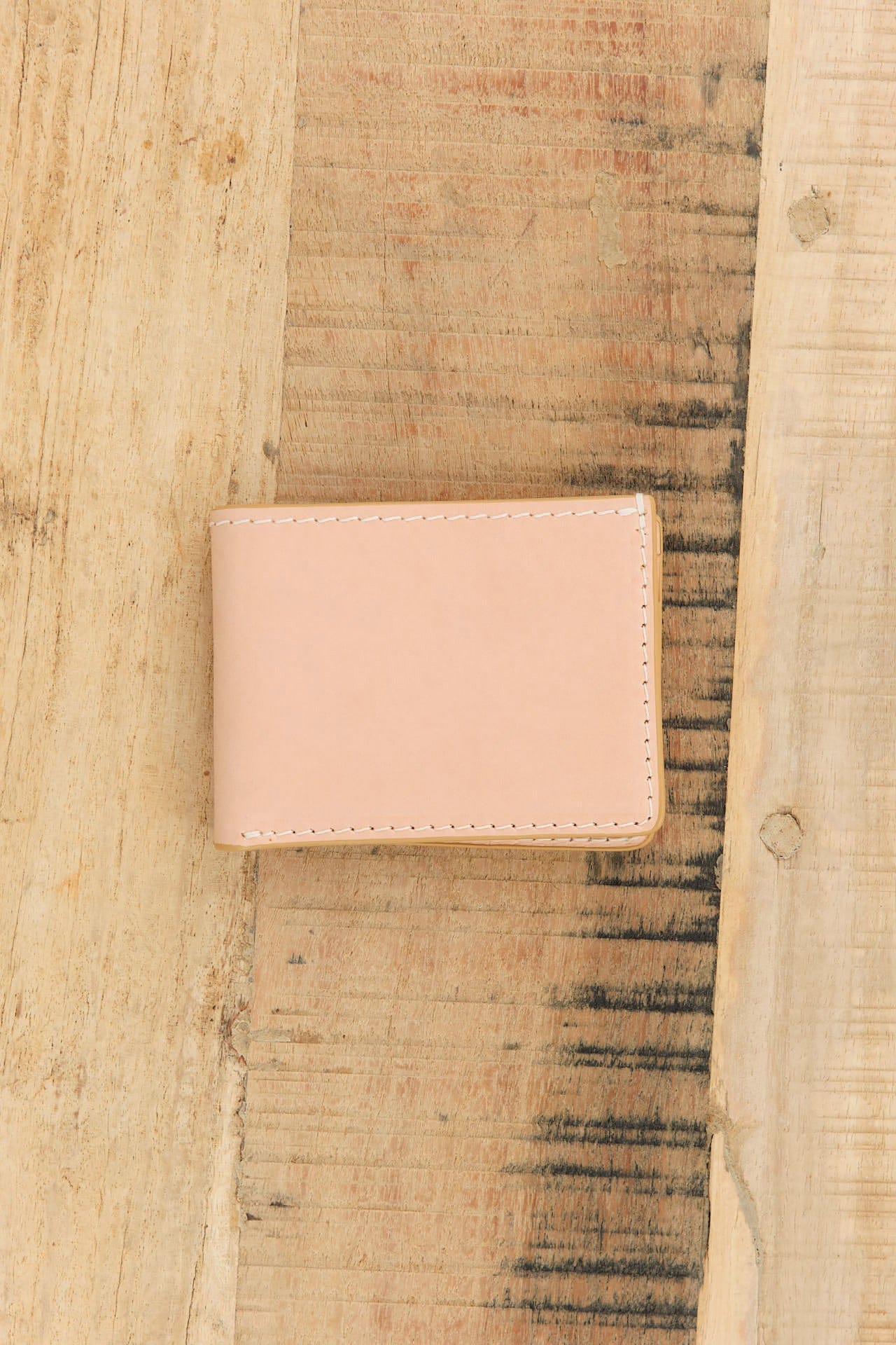 Lindquist Accessories Wallets Jackson Bi-Fold Wallet in Vachetta Vachetta / 4.25" L X 3.25" W