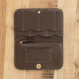 Lindquist Accessories Wallets Lina Wallet in Chaga Chaga / 7.75" L X 4.75" W X .5" D