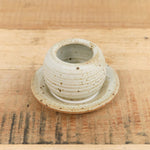 MH Ceramics Home Objects Harper Match Striker Alabaster / 4" Dia X 2.25" H