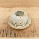 MH Ceramics Home Objects Harper Match Striker Alabaster / 4" Dia X 2.25" H