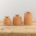 MH Ceramics Home Kitchen Containers Medium Alto Jar in Terracotta Terracotta