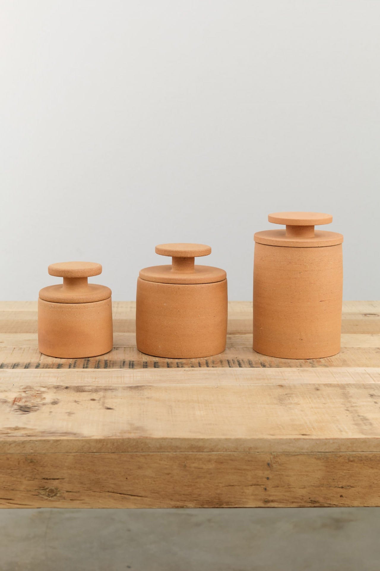 MH Ceramics Home Kitchen Containers Medium Alto Jar in Terracotta Terracotta