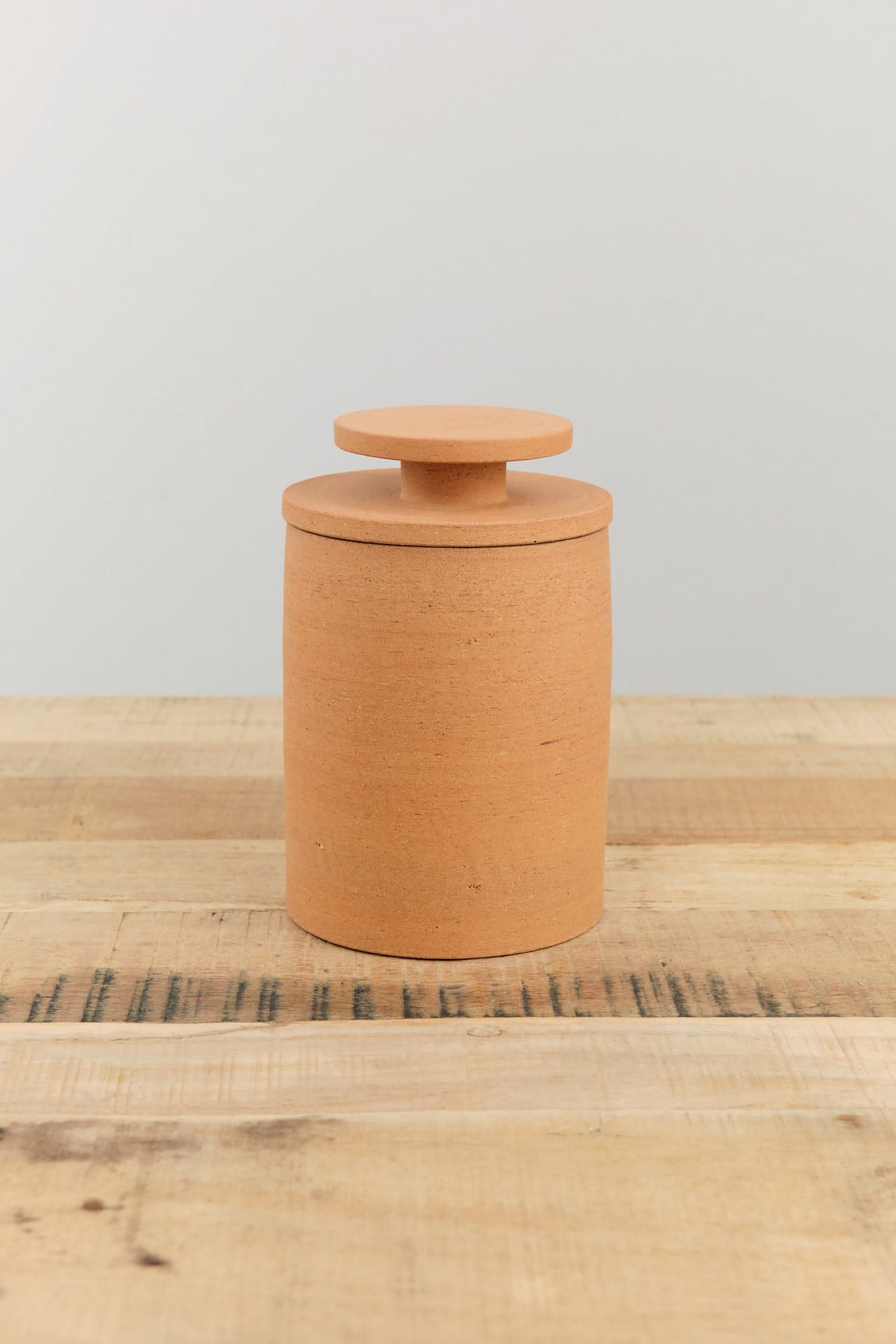 MH Ceramics Home Kitchen Containers Large Alto Jar in Terracotta Terracotta