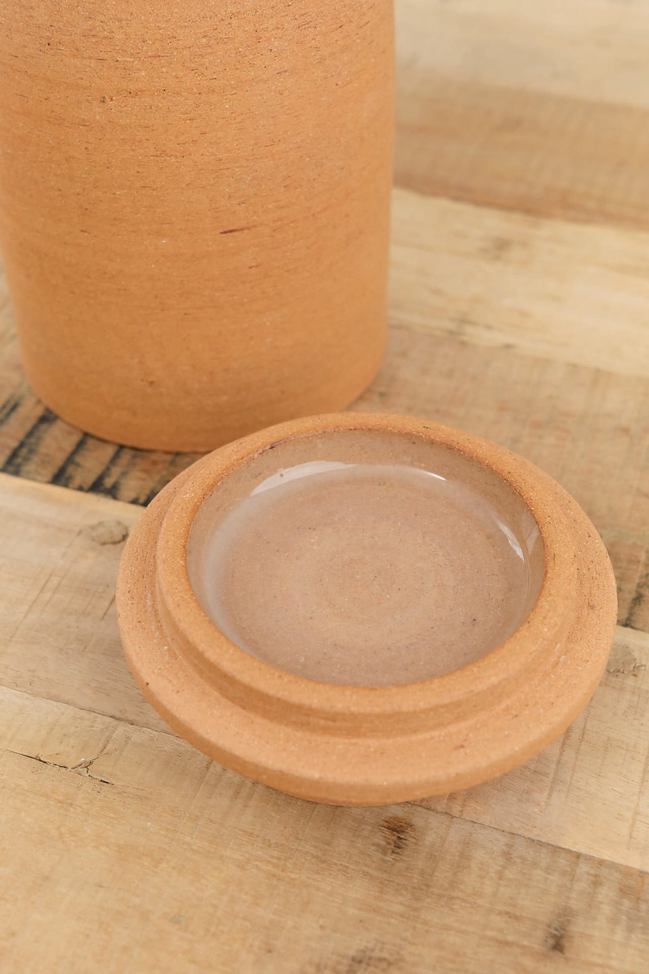 MH Ceramics Home Kitchen Containers Large Alto Jar in Terracotta Terracotta