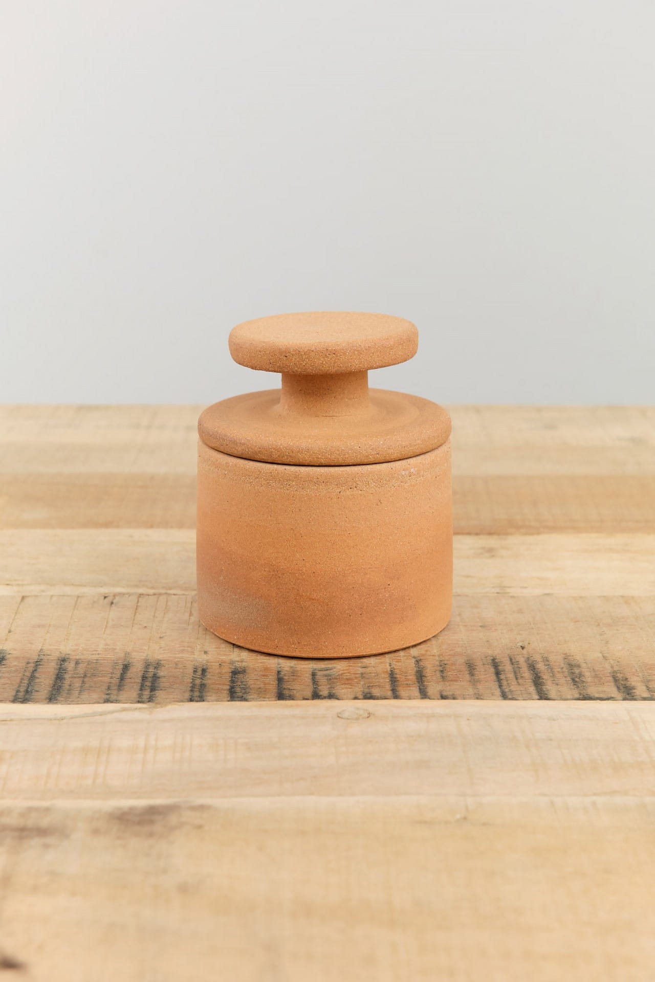 MH Ceramics Home Kitchen Containers Small Alto Jar in Terracotta Terracotta