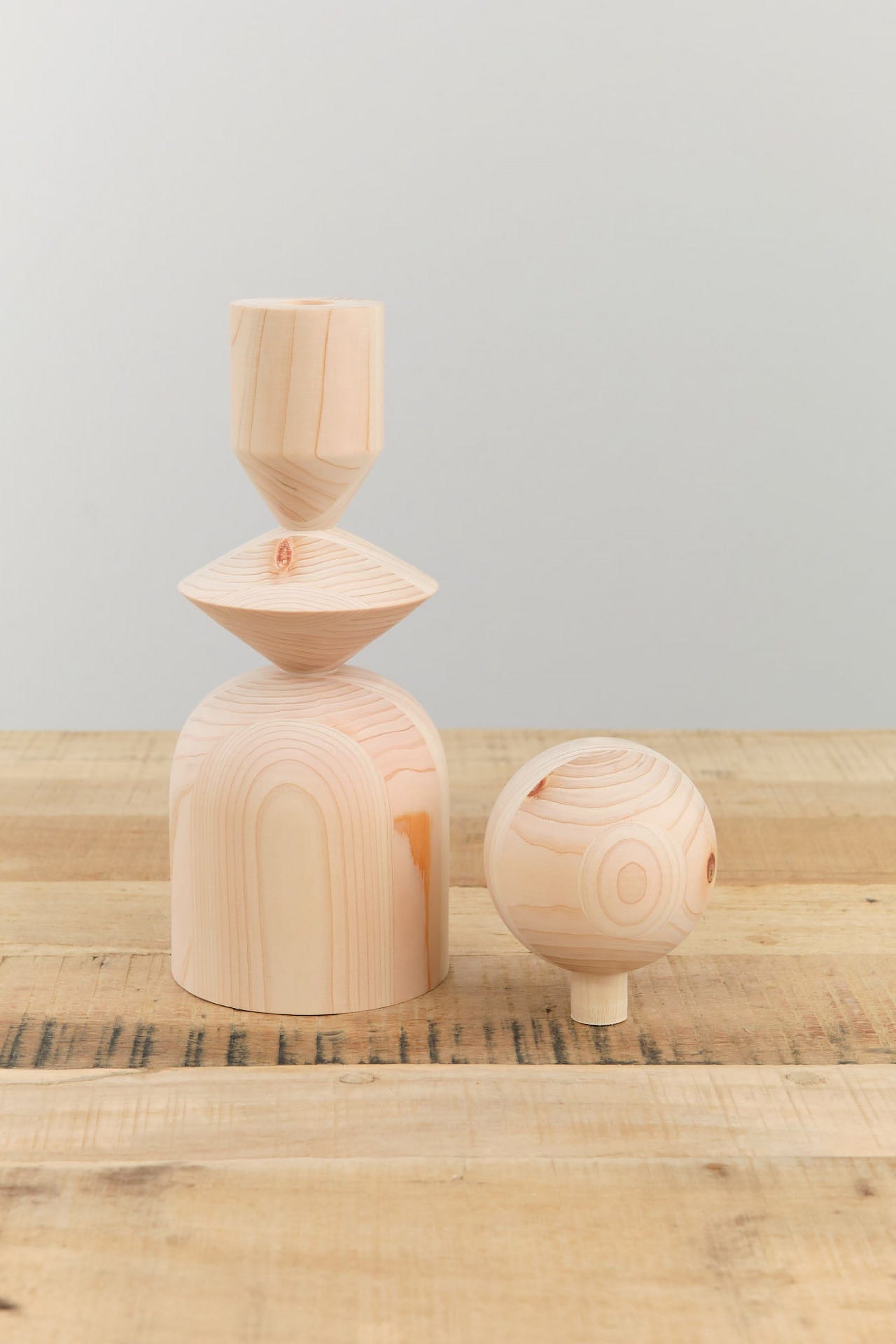 Mature Ha. Home Objects Hinoki Hat Stand Japanese Cypress / 13.25" H X 4" Dia