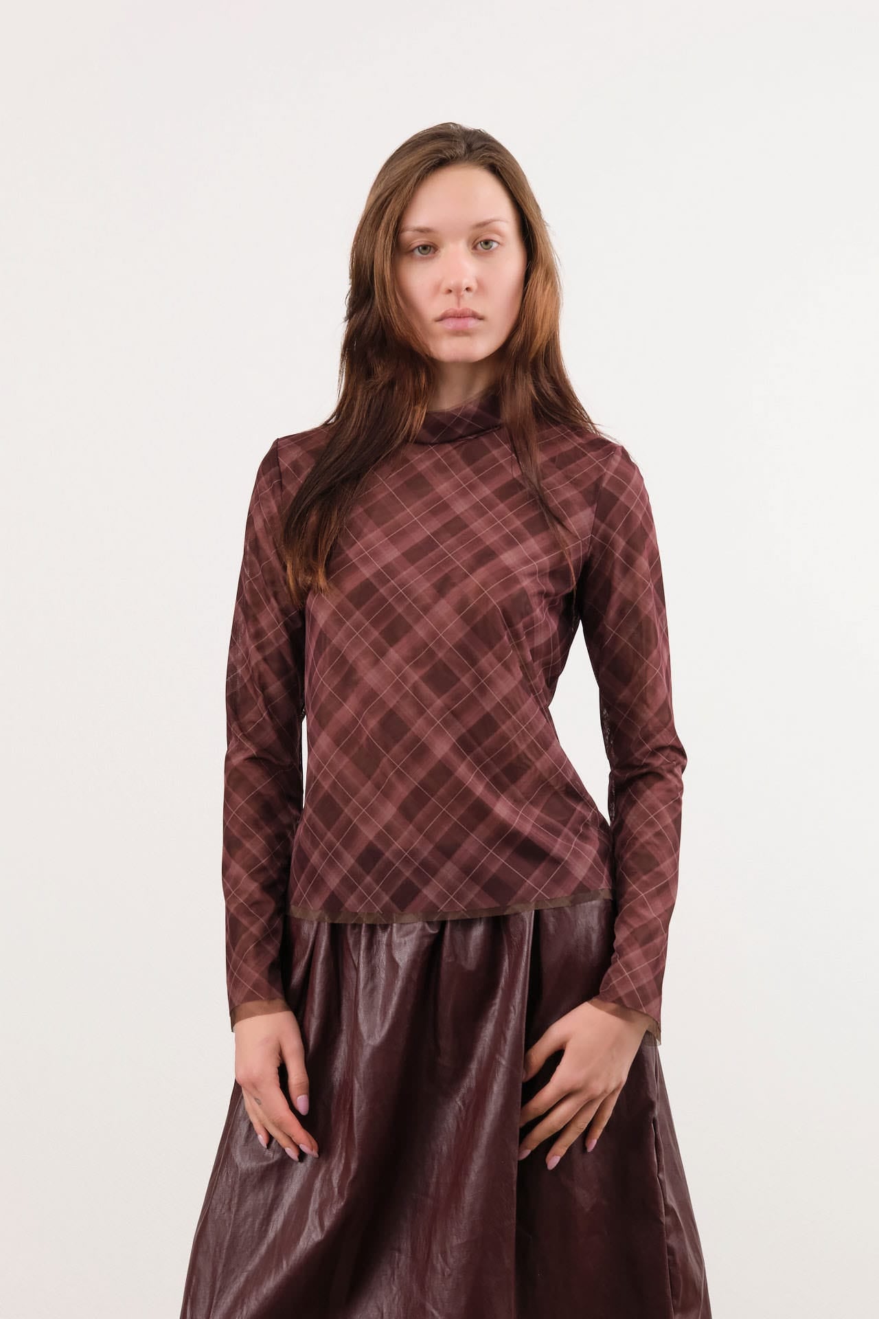 No. 6 Apparel Womens Blouses Lennon Turtleneck