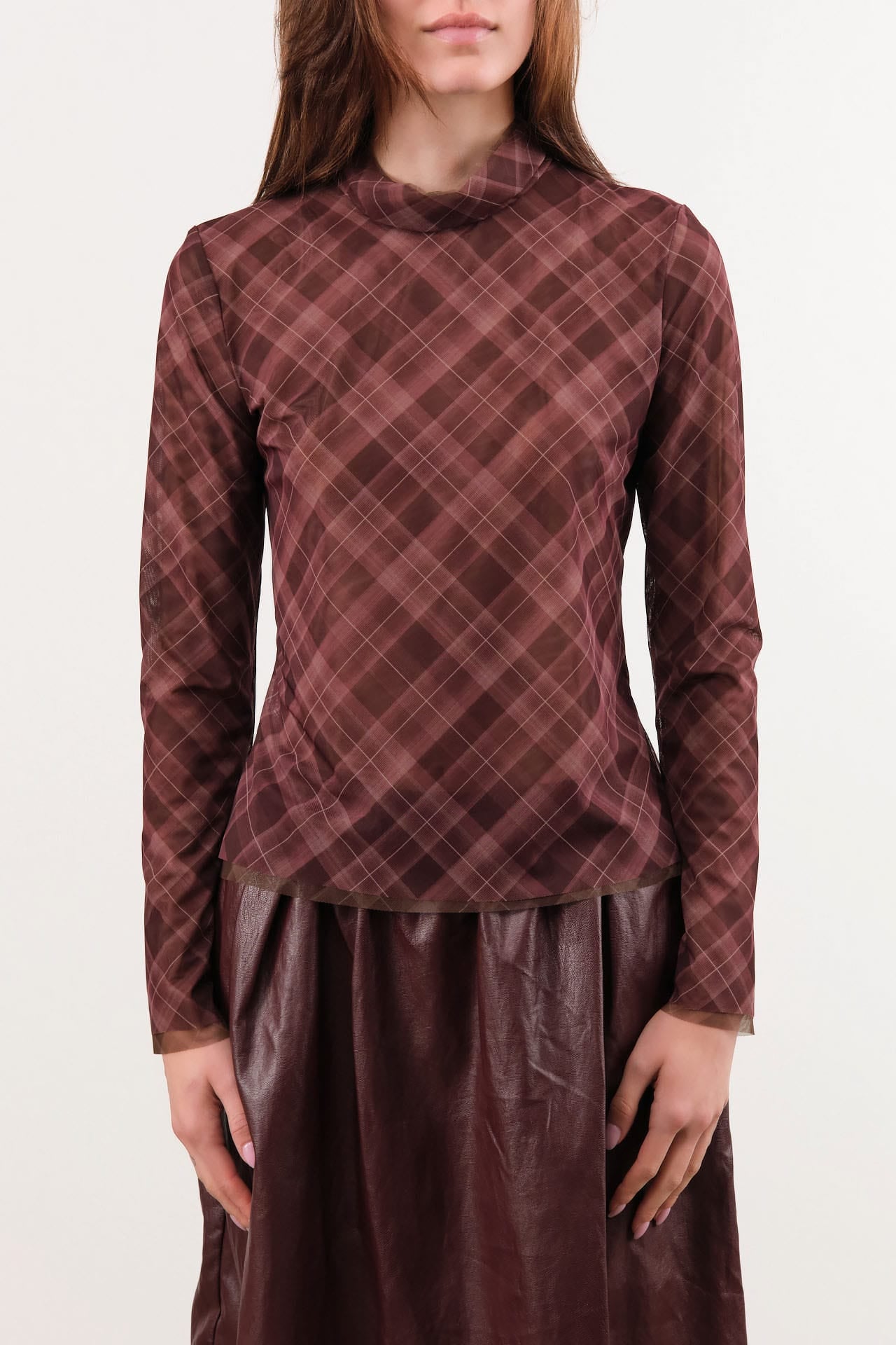 No. 6 Apparel Womens Blouses Lennon Turtleneck