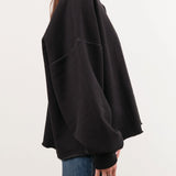 Rachel Comey Apparel Womens Lounge Fonder Sweatshirt in Charcoal Charcoal / XS/S