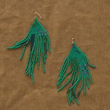 Top view of Jungle Earrings