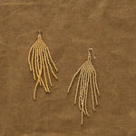 Top view of Mini Gold Earrings