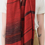 Tamaki Niime Big Roots Shawl in Apple