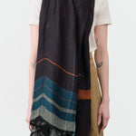 Tamaki Niime Big Roots Shawl in Dusk