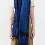 Tamaki Niime Big Roots Shawl in Ocean