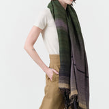 Tamaki Niime Big Roots Shawl in Pine