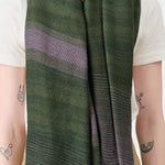 Tamaki Niime Big Roots Shawl in Pine