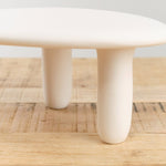 Tina Frey Designs Home Kitchen Serving Puddle Large Elevated Platter White
