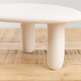 Tina Frey Designs Home Kitchen Serving Puddle Large Elevated Platter White