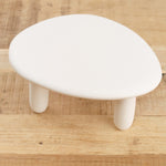 Tina Frey Designs Home Kitchen Serving Puddle Large Elevated Platter White