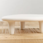 Tina Frey Designs Home Kitchen Serving Puddle Medium Elevated Platter White