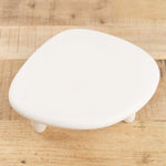 Tina Frey Designs Home Kitchen Serving Puddle Medium Elevated Platter White