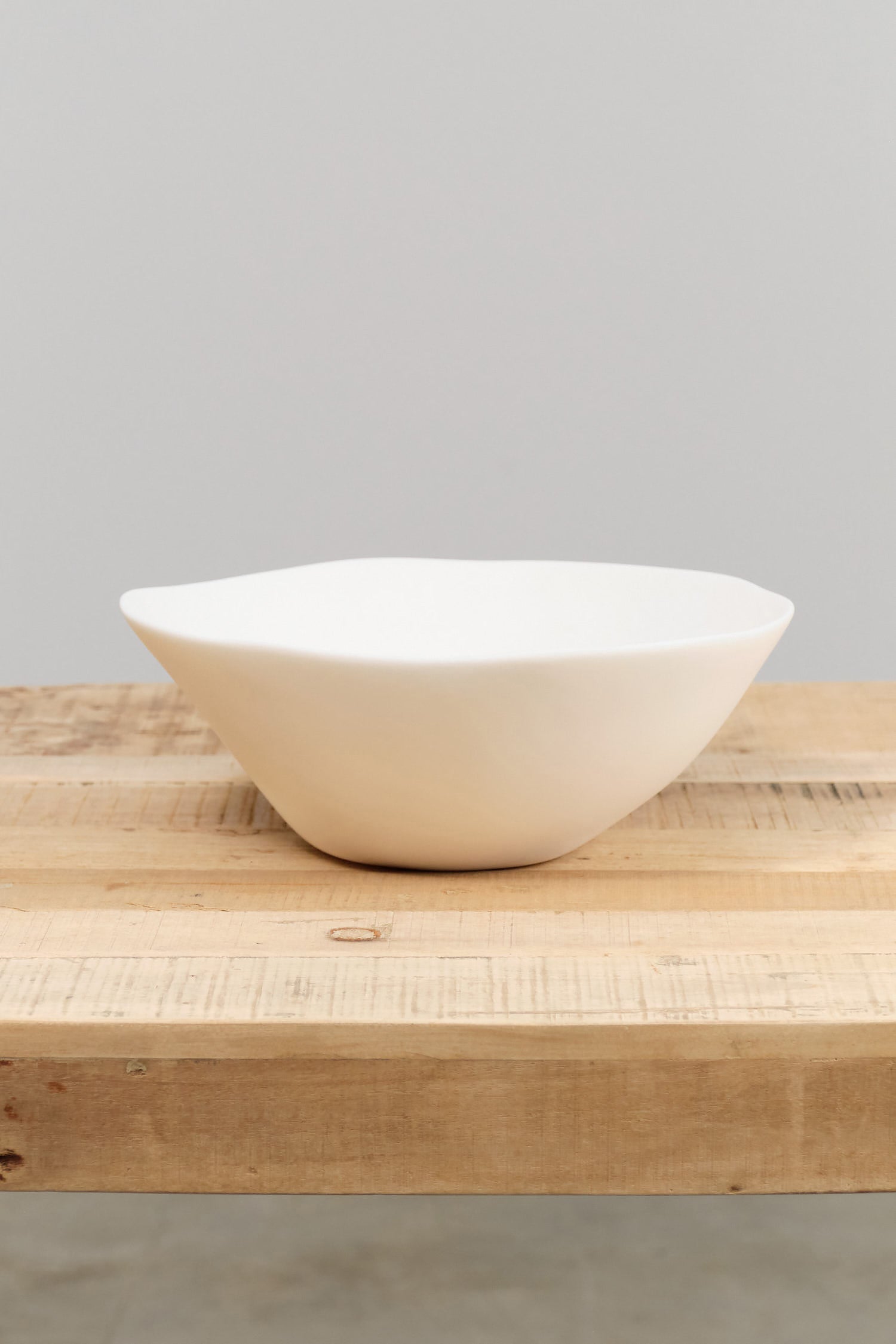 Tina Frey Designs Large Tapered Bowl in White Resin