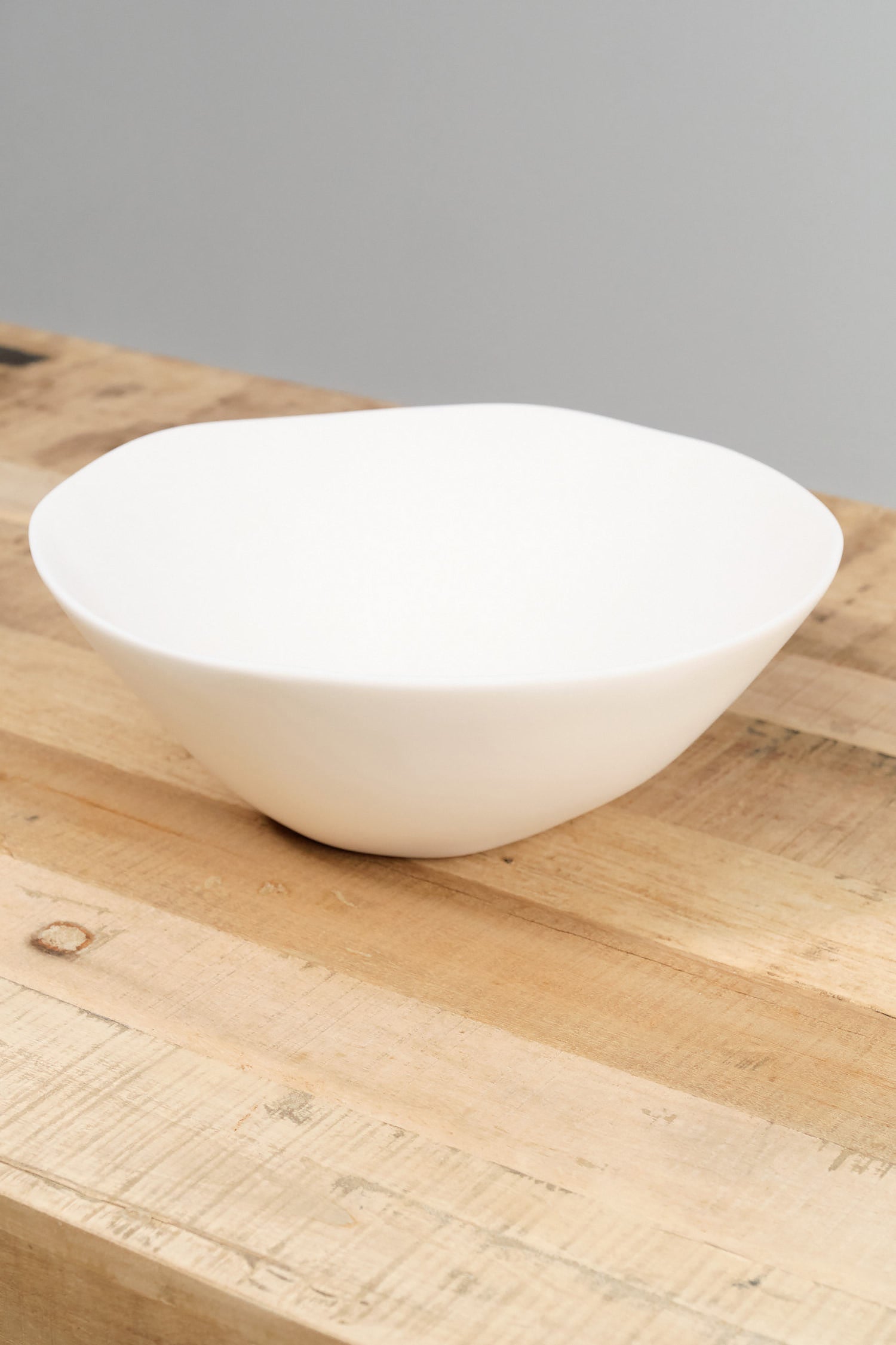 Tina Frey Designs Large Tapered Bowl in White Resin